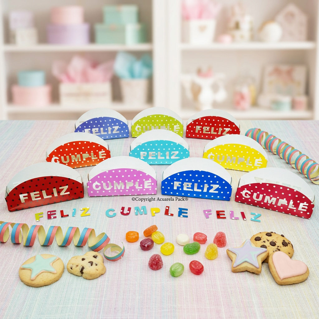 Servilletero "Feliz Cumple"