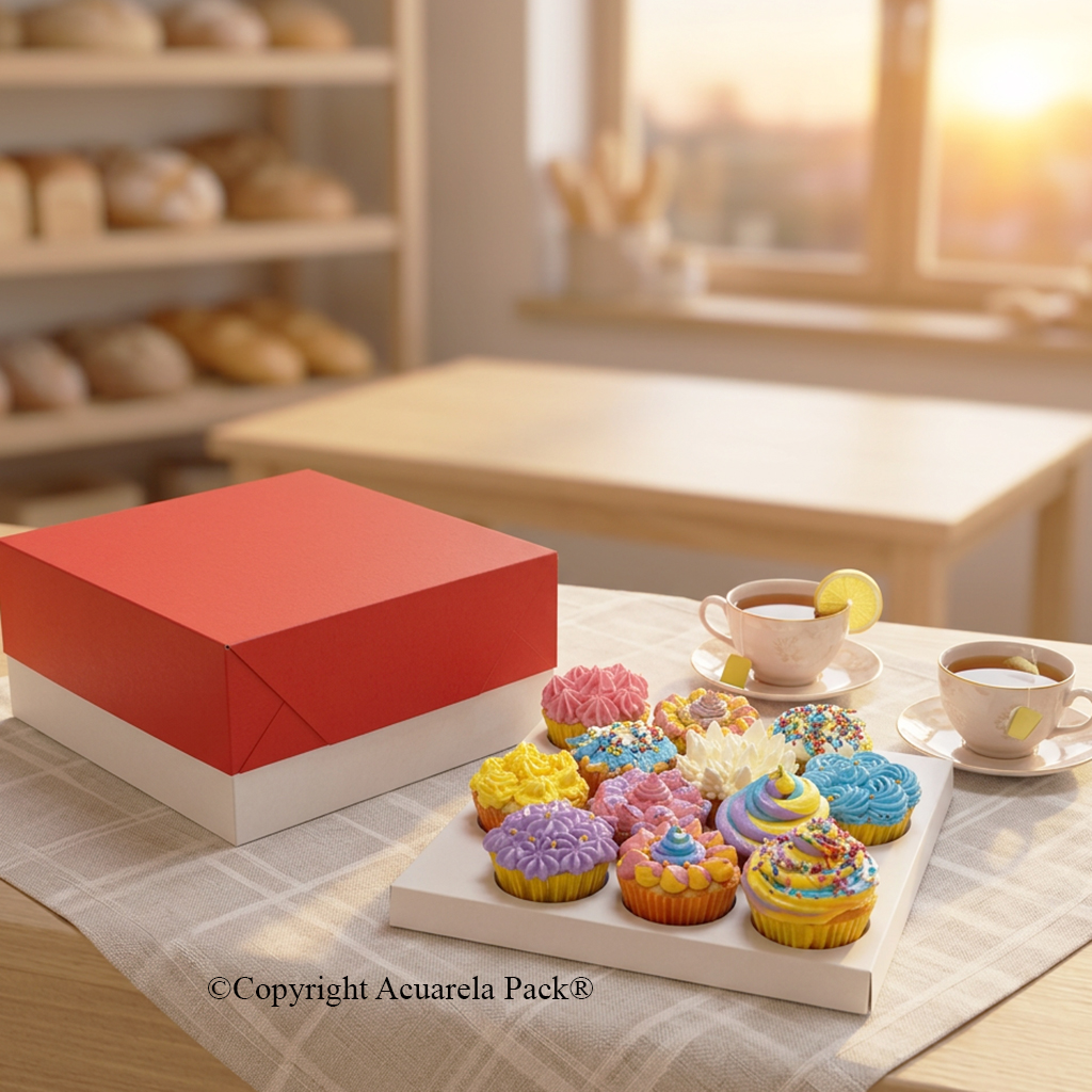 12 Cupcakes Apilable (sin visor)