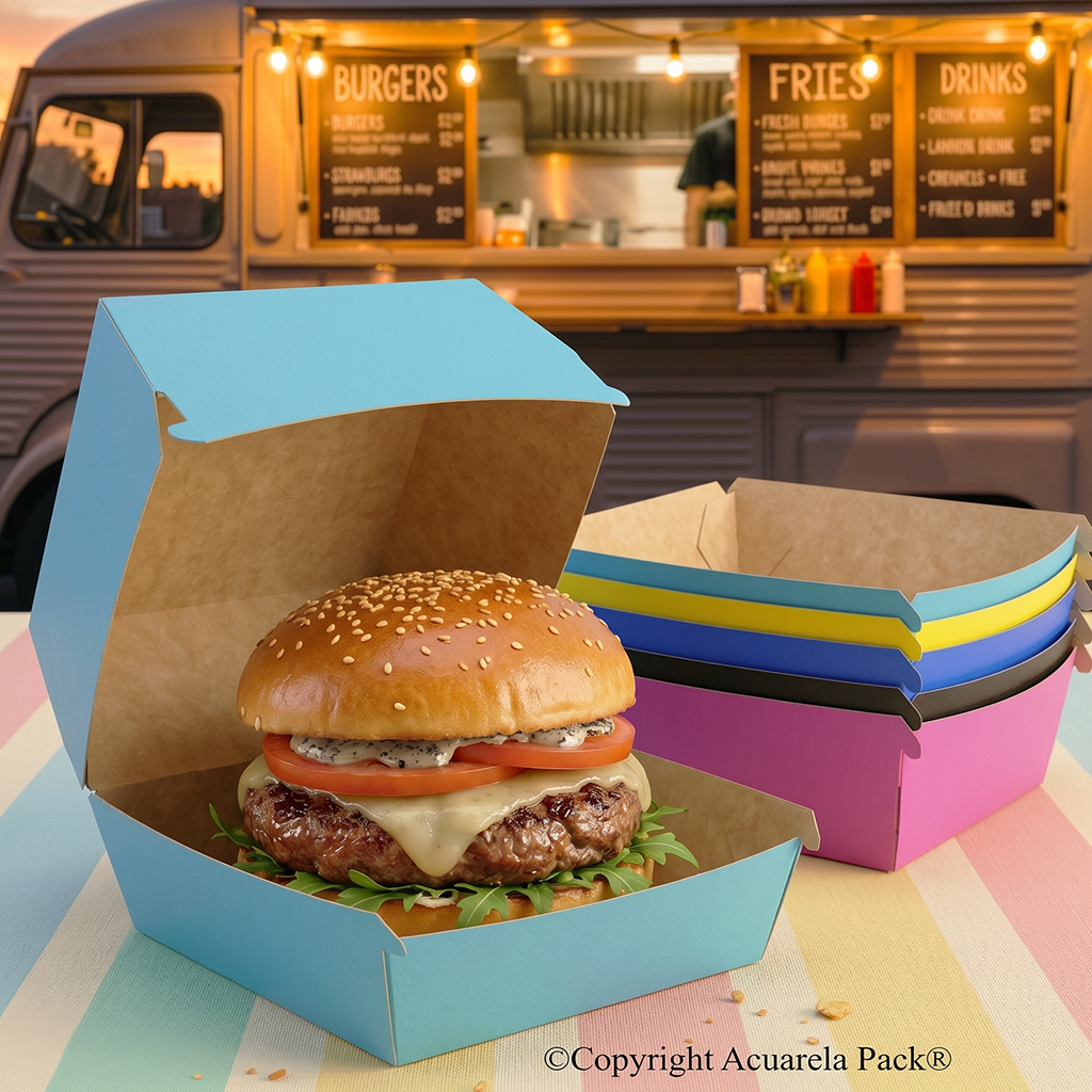 Caja hamburguesa (armadas)